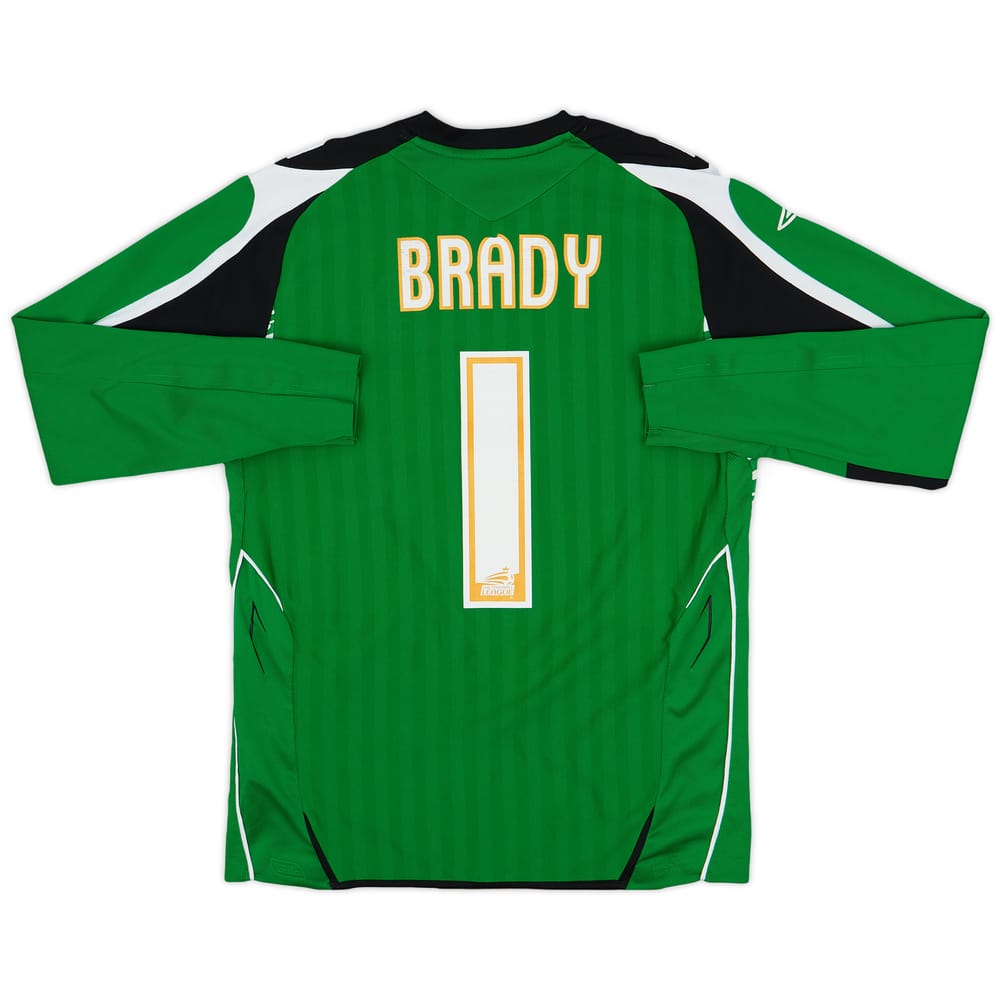 2007-08 Nottingham Forest GK Shirt Brady #1 - 7/10 - (XL.Boys)