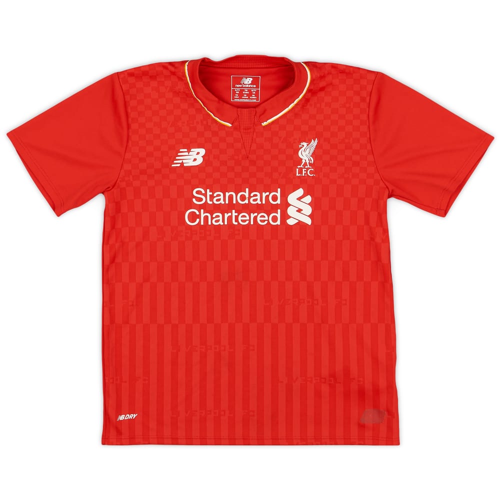 2015-16 Liverpool Home Shirt - 6/10 - (S.Boys)