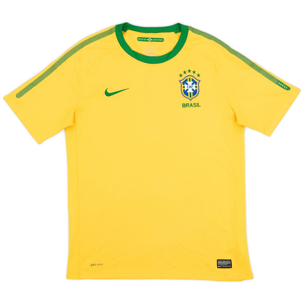 2010-11 Brazil Home Shirt - 9/10 - (XL.Boys)