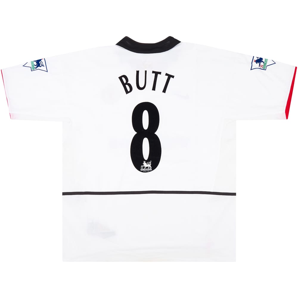 2002-03 Manchester United Match Issue Away Shirt Butt #8