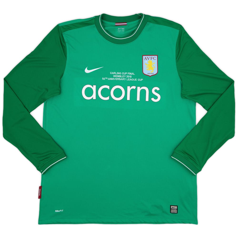 2009-10 Aston Villa 'Carling Cup Final' GK Shirt - 8/10 - (XL)