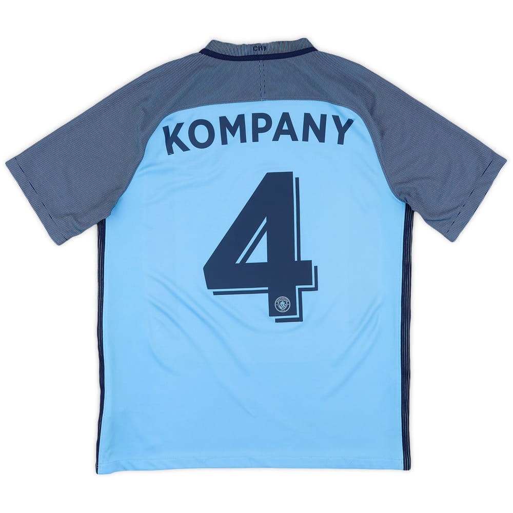 2016-17 Manchester City Home Shirt Kompany #4 - 8/10 - (M)