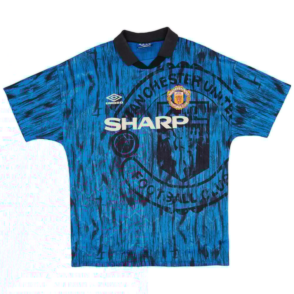 1992-93 Manchester United Away Shirt - 8/10 - (L)