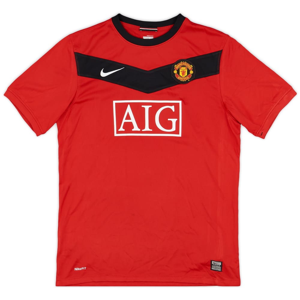 2009-10 Manchester United Home Shirt - 8/10 - (XL.Boys)