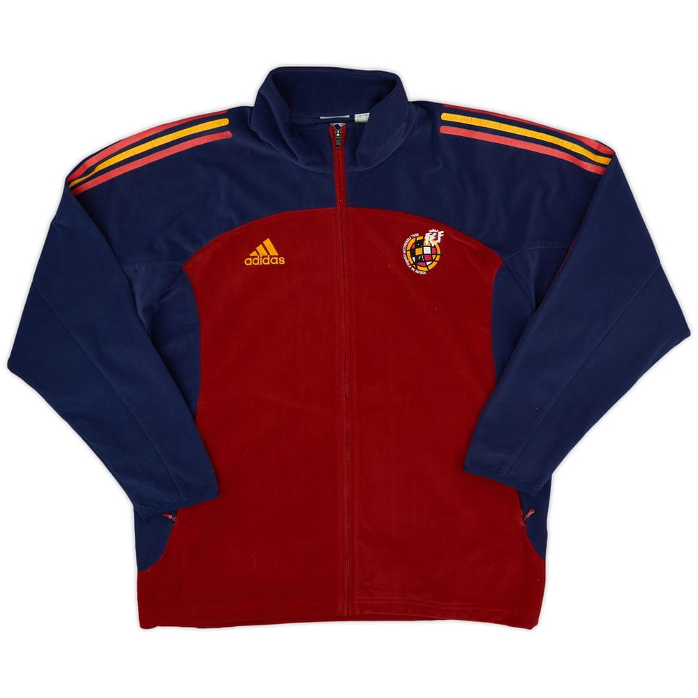 2001-02 Spain adidas Fleece Track Jacket - 7/10 - (M/L)