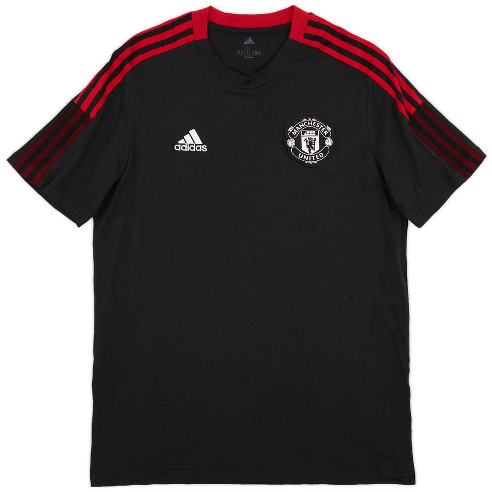 2021-22 Manchester United adidas Cotton Tee - 8/10 - (L)