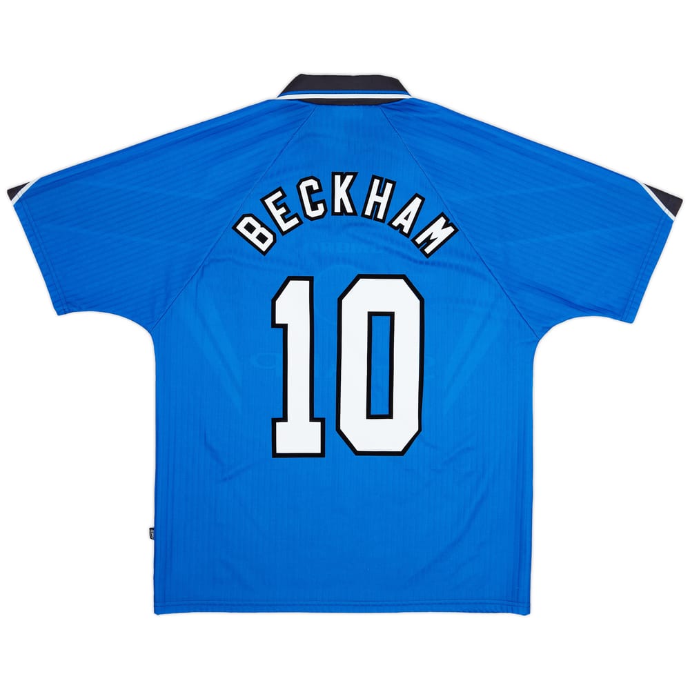 1996-98 Manchester United Third Shirt Beckham #10 - 8/10 - (L)