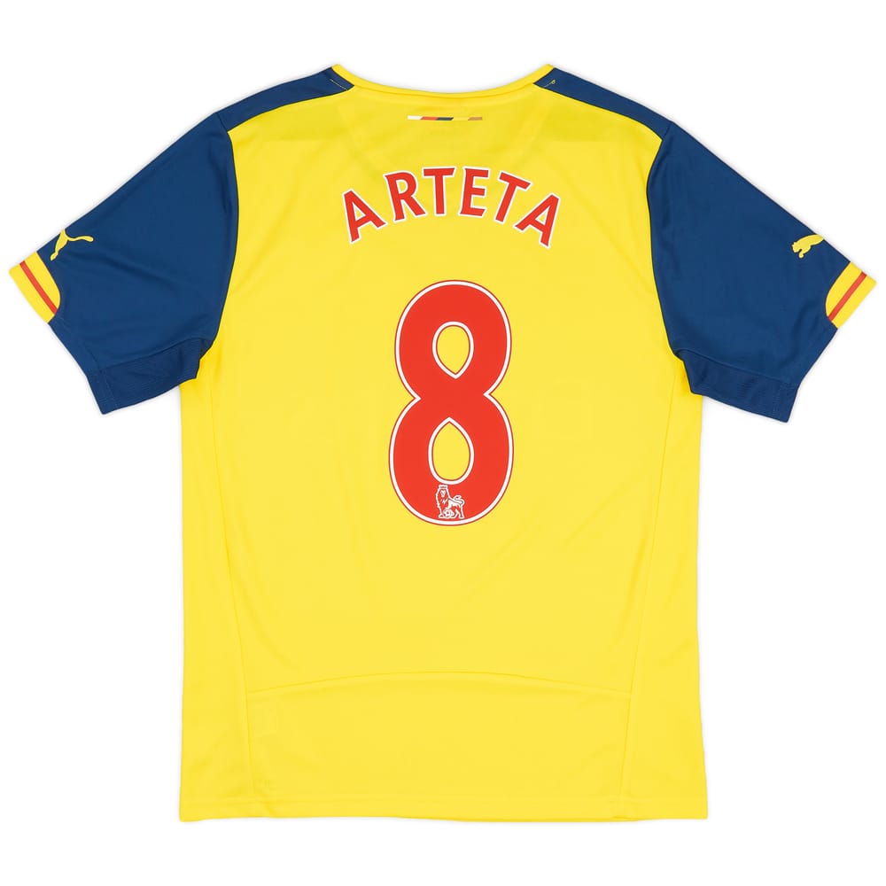 2014-15 Arsenal Away Shirt Arteta #8 (S)