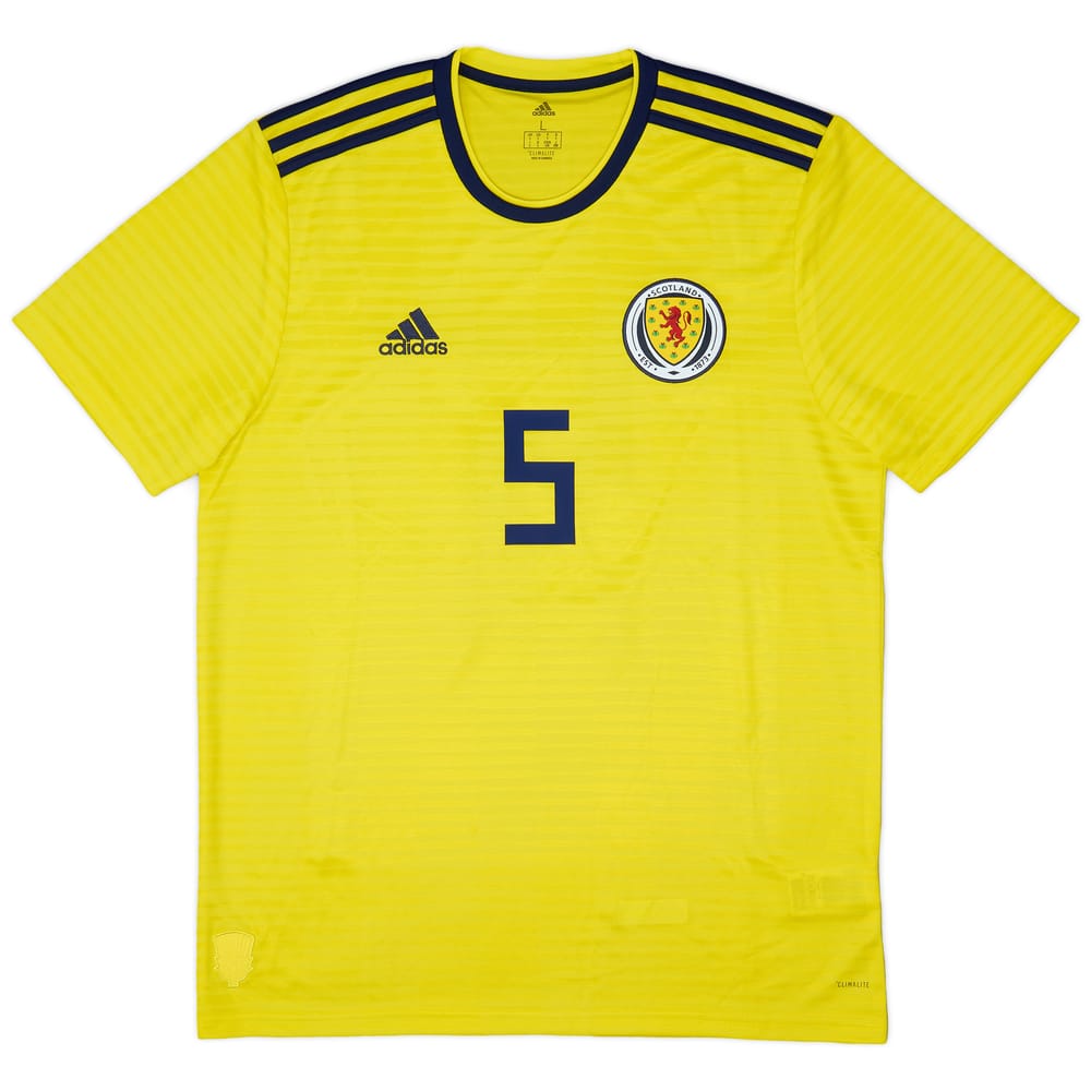 2017-18 Scotland Away Shirt #5 - 10/10 - (L)