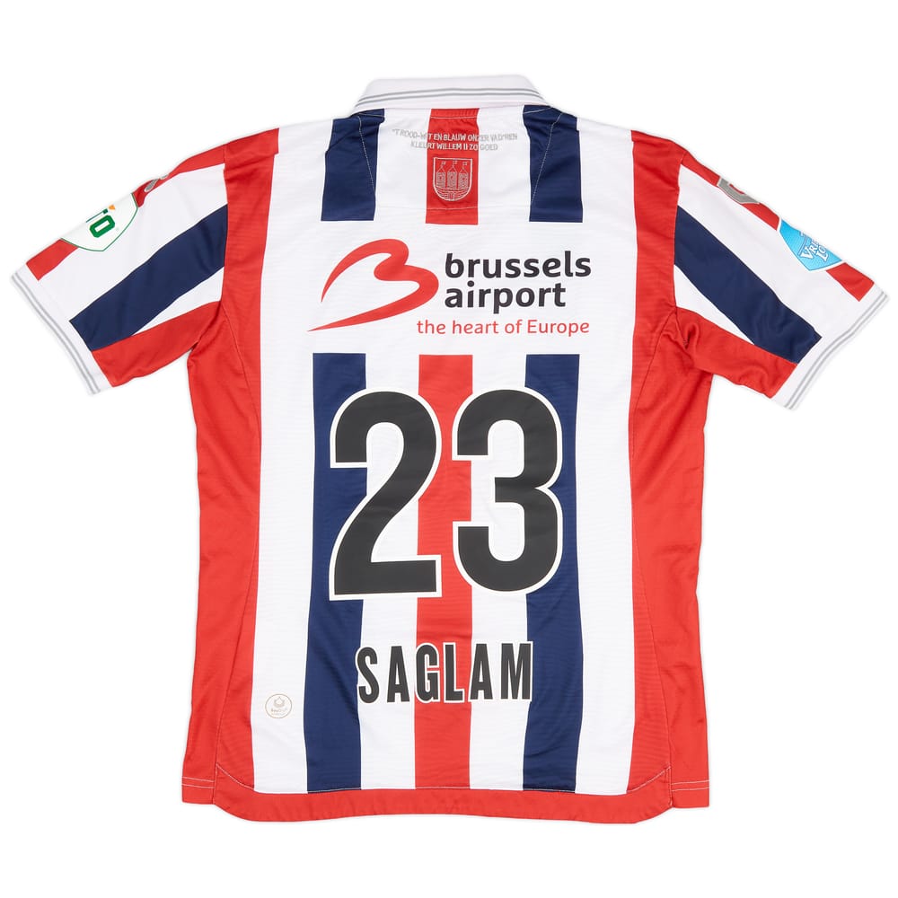 2020-21 Willem II Match Issue Home Shirt Saglam #23