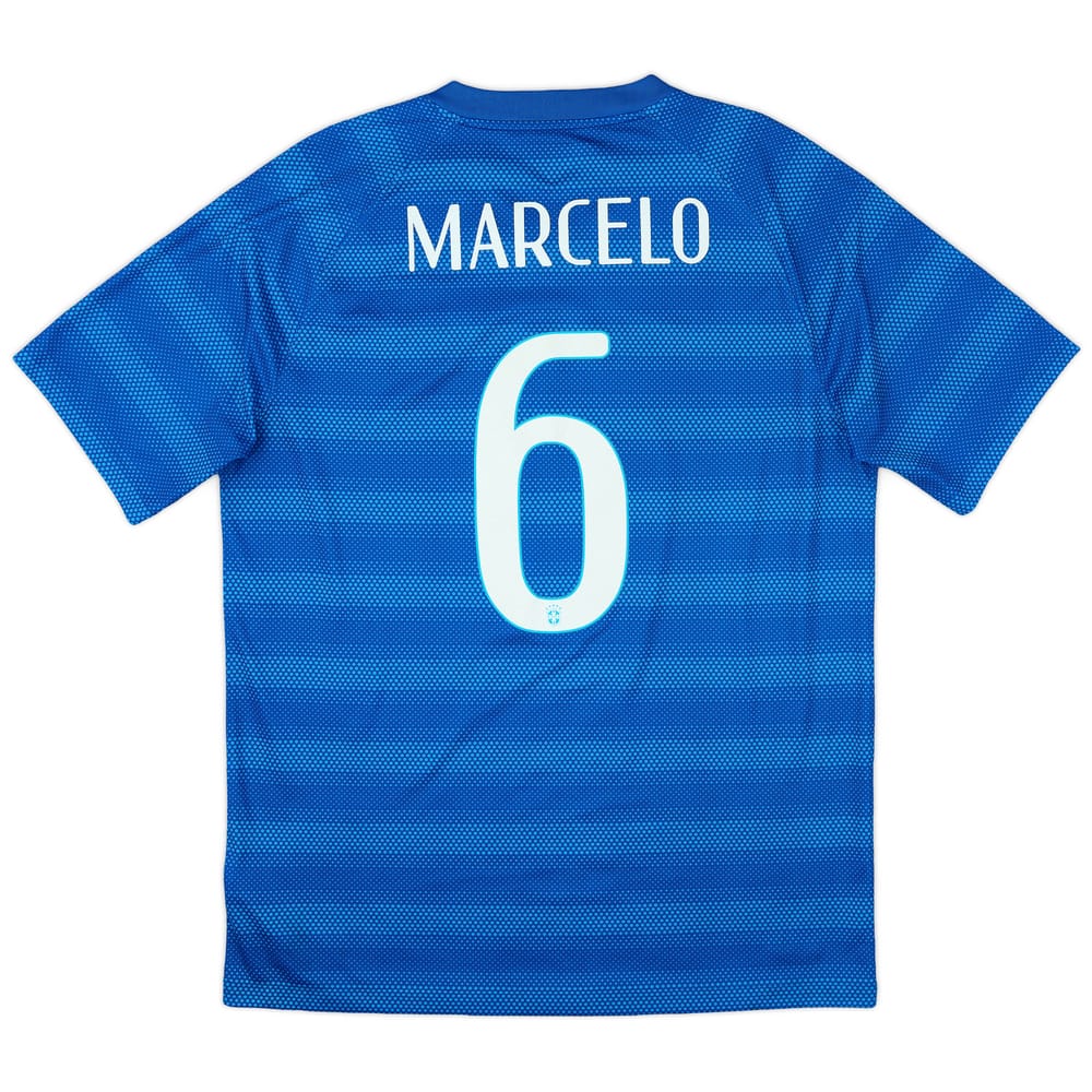 2014-15 Brazil Away Shirt Marcelo #6 - 8/10 - (L)