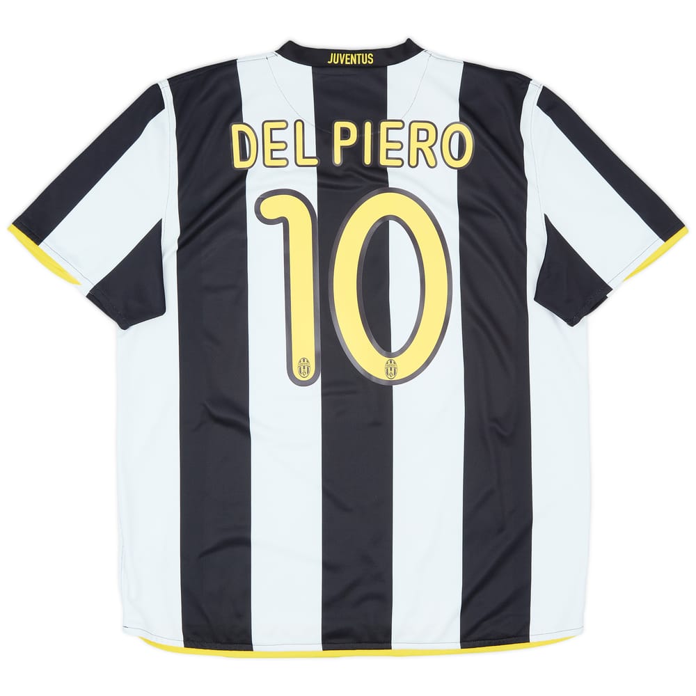 2008-09 Juventus Home Shirt Del Piero #10 - 6/10 - (XL)