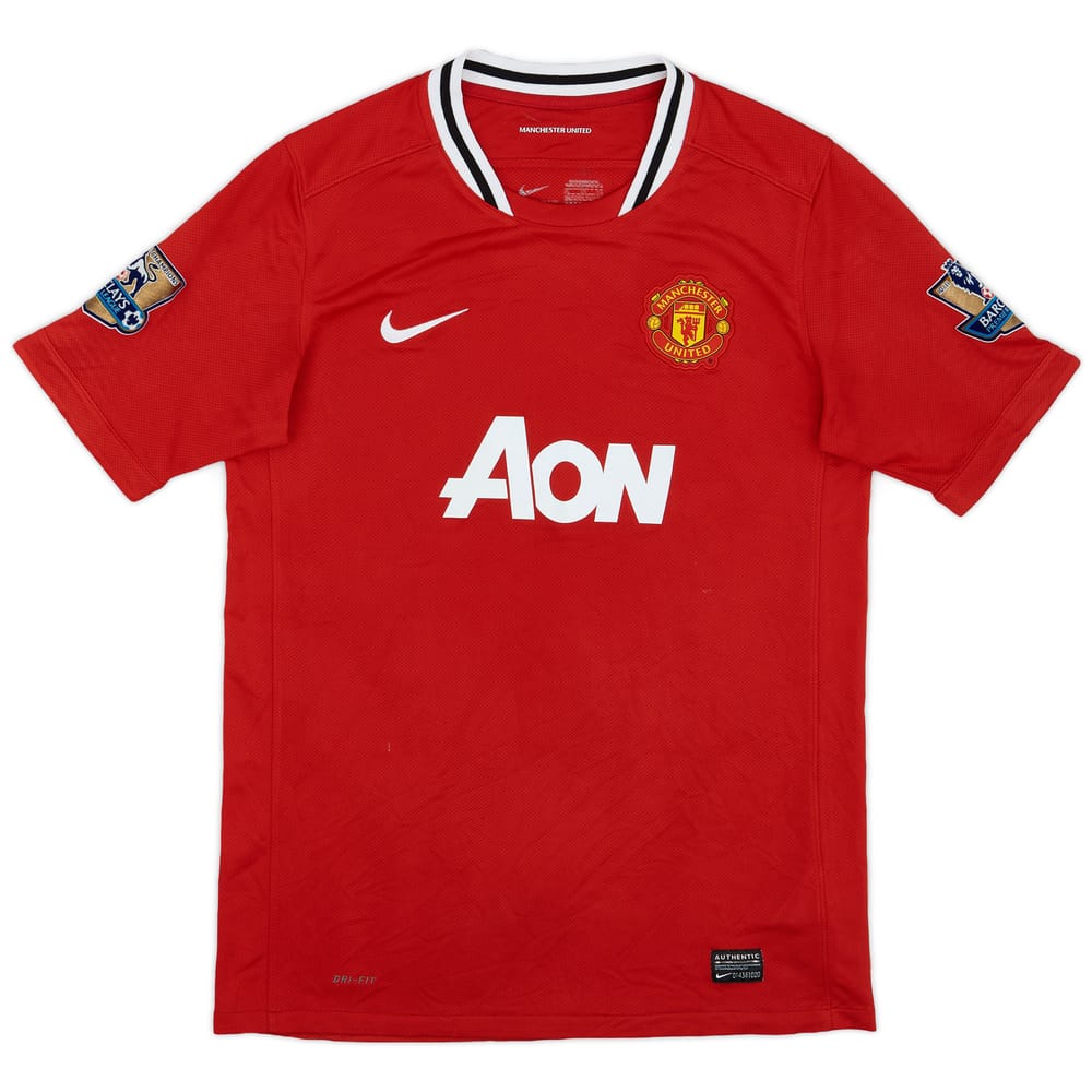 2011-12 Manchester United Home Shirt - 8/10 - (XL.Boys)