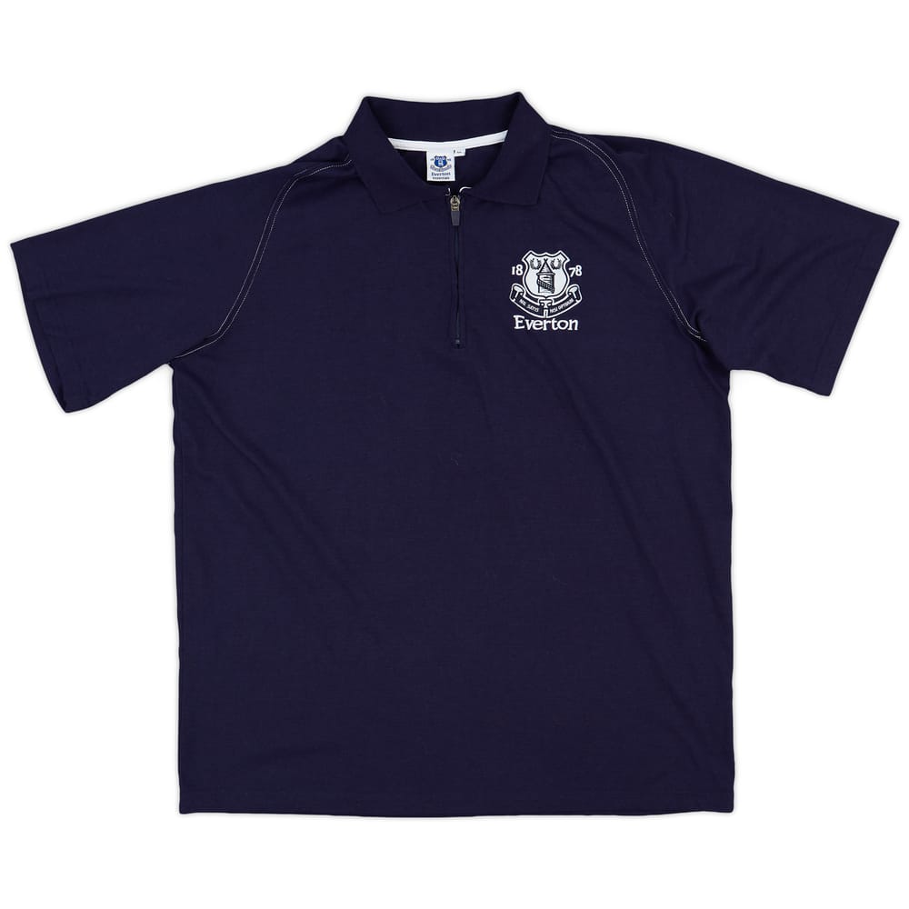 2013-14 Everton Umbro 1/4 Zip Training Shirt - 9/10 - (XL)