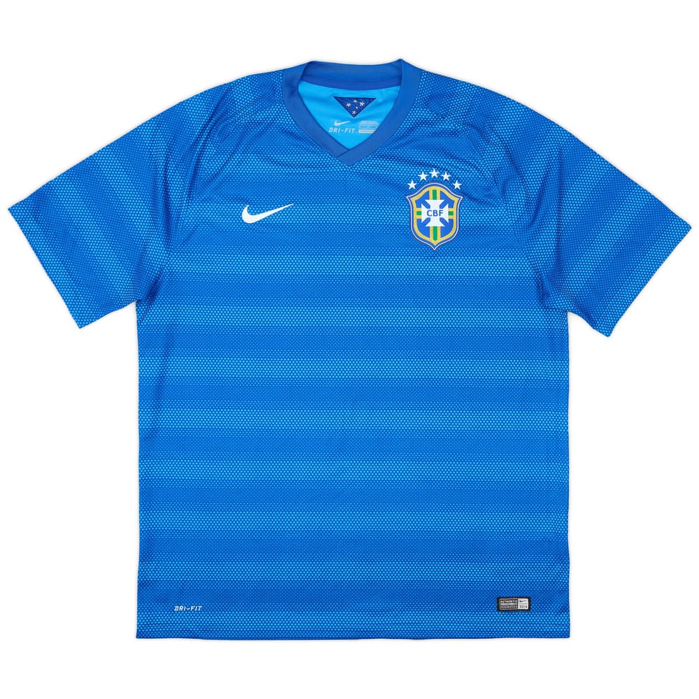 2014-15 Brazil Away Shirt - 9/10 - (XL)