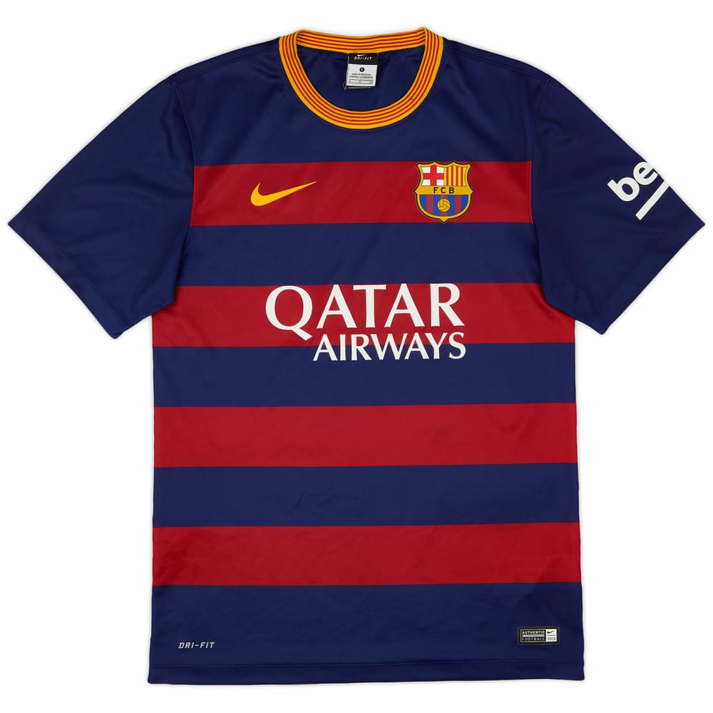 2015-16 Barcelona Basic Home Shirt - 7/10 - (S)