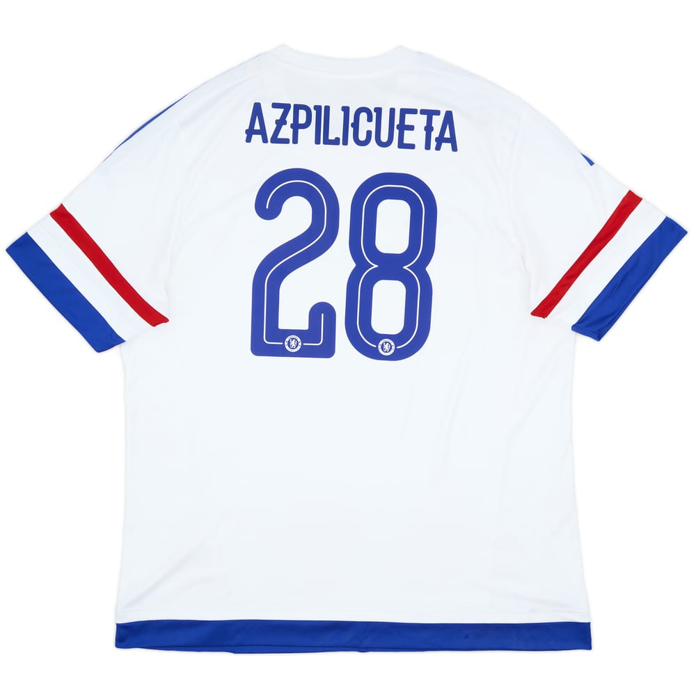 2015-16 Chelsea Away Shirt Azpilicueta #28 - 6/10 - (XXL)