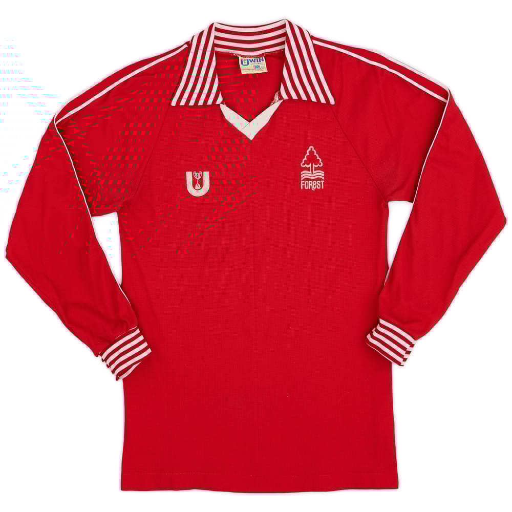 1976-77 Nottingham Forest Home L/S Shirt - 9/10 - (S)