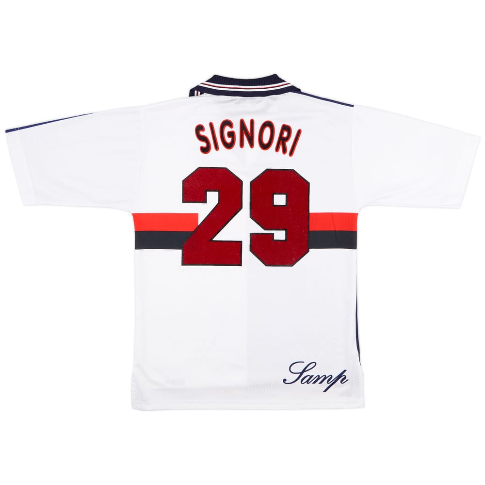 1997-98 Sampdoria Fourth Shirt Signori #29 - 8/10 - (L)