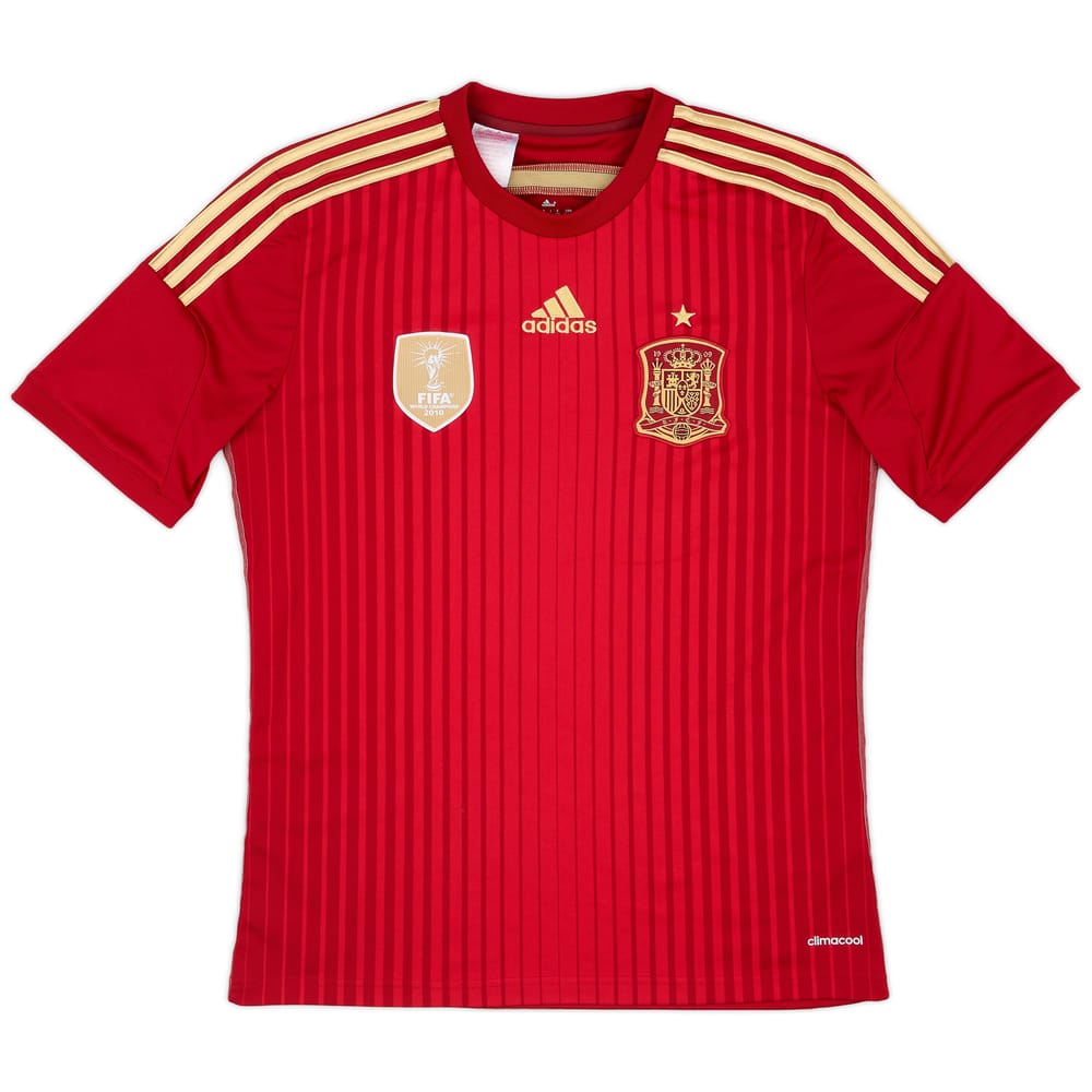 2013-15 Spain Home Shirt - 8/10 - (XL.Boys)