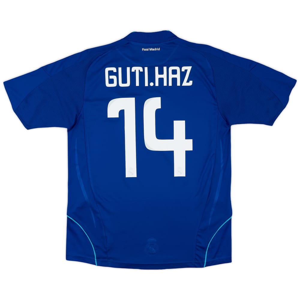 2008-09 Real Madrid Away Shirt Guti.Haz #14 - 5/10 - (XL.Boys)
