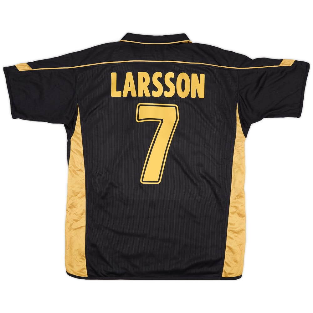2003-04 Celtic Away Shirt Larsson #7 - 8/10 - (L)