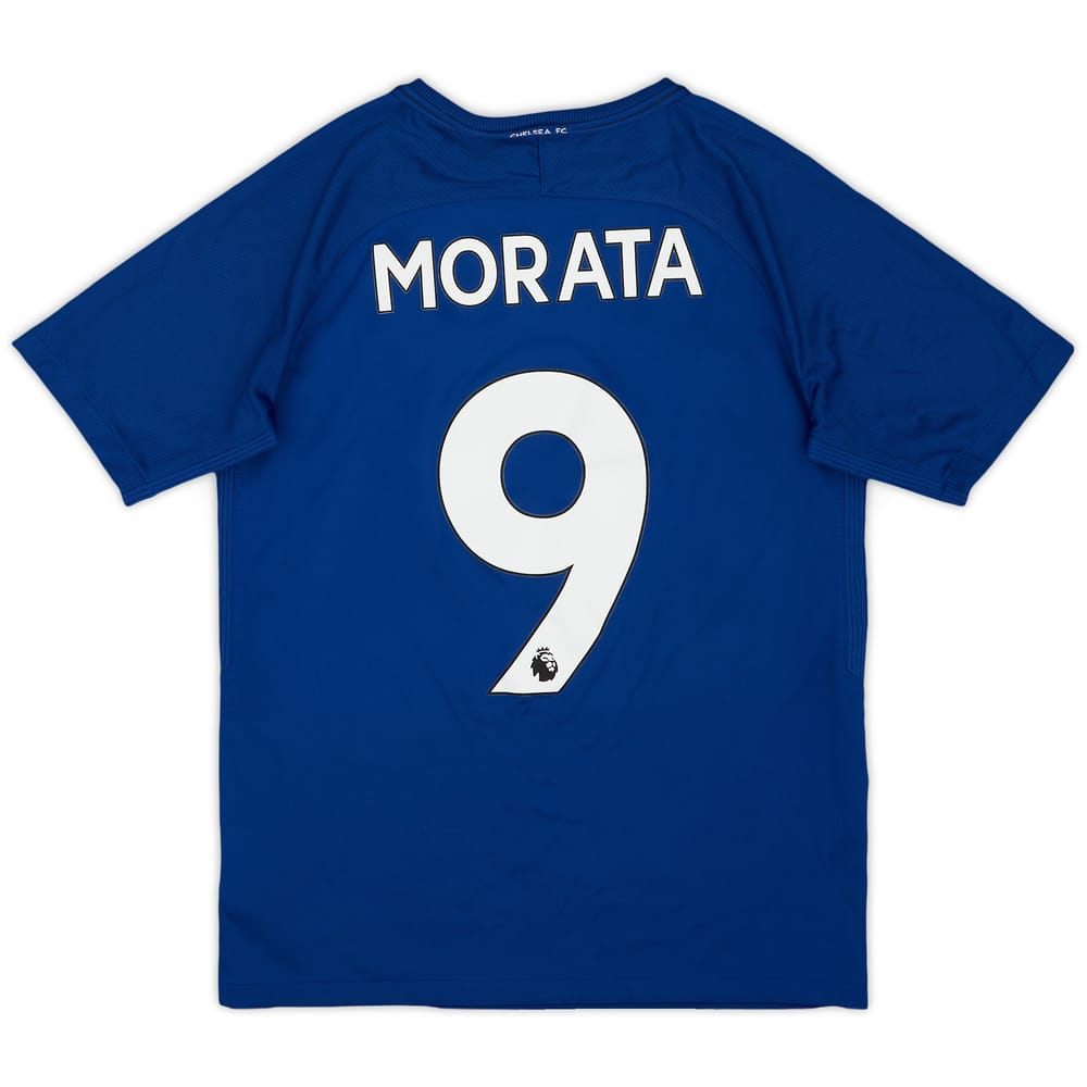 2017-18 Chelsea Home Shirt Morata #9 - 8/10 - (XL.Boys)
