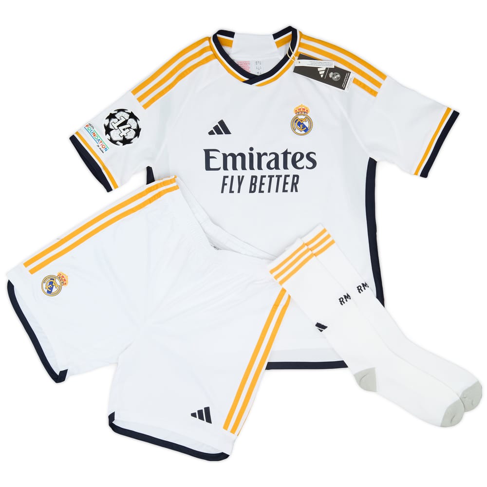 2023-24 Real Madrid Home Full Kit (M.Kids)