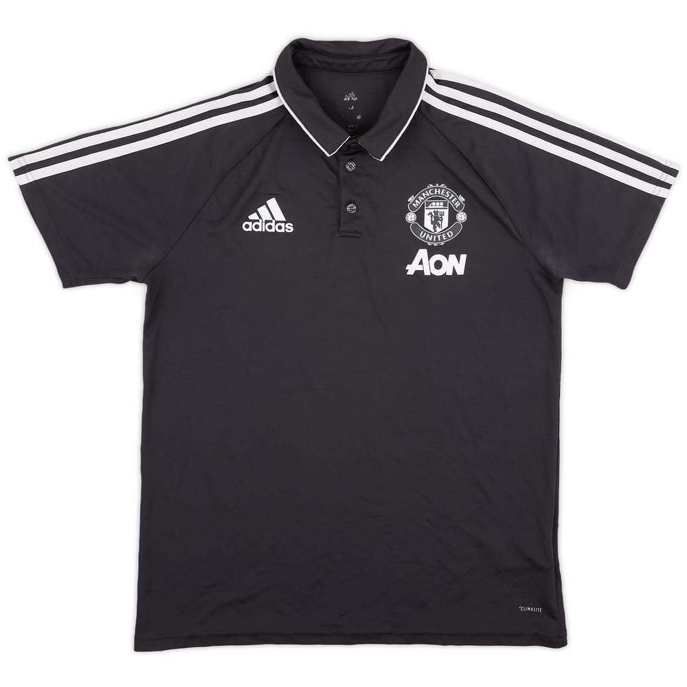 2017-18 Manchester United adidas Polo Shirt - 6/10 - (M)