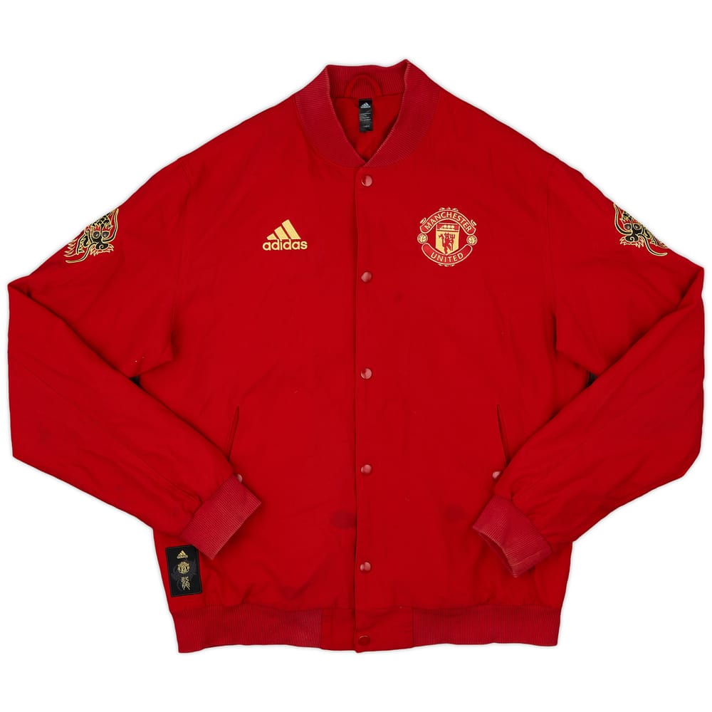 2019-20 Manchester United adidas Chinese New Year Coach Jacket - 6/10 - (M/L)