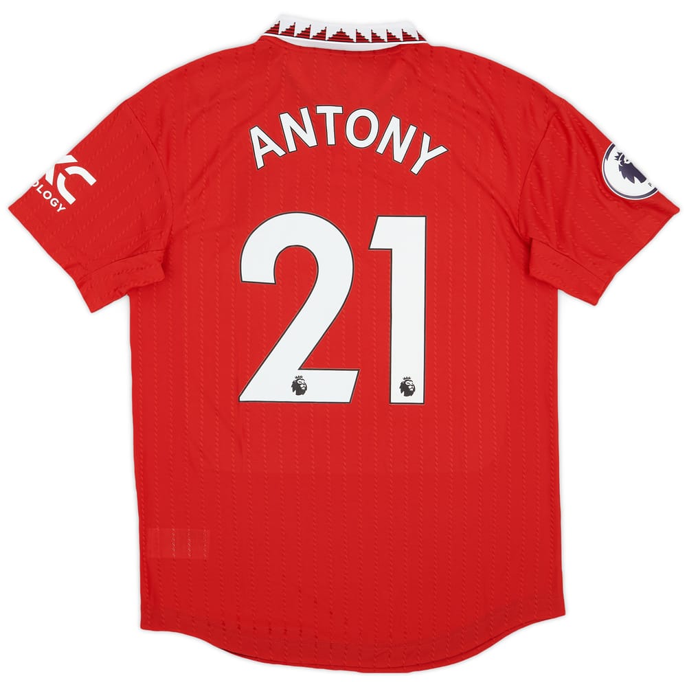 2022-23 Manchester United Home Shirt Antony #21 (M)