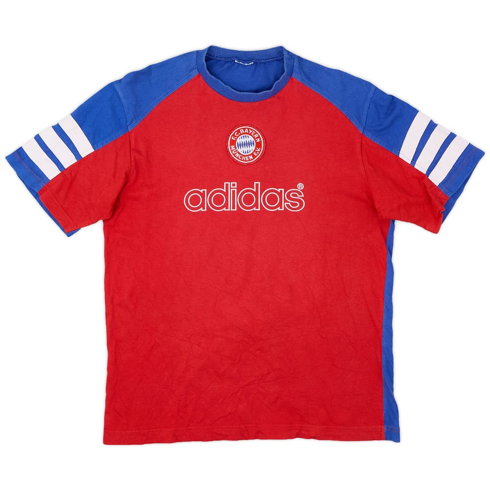 1995-96 Bayern Munich adidas Cotton Tee - 7/10 - (S)