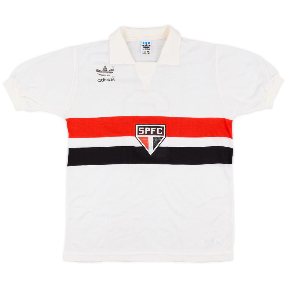 1987 Sao Paulo Match Worn Home Shirt #3