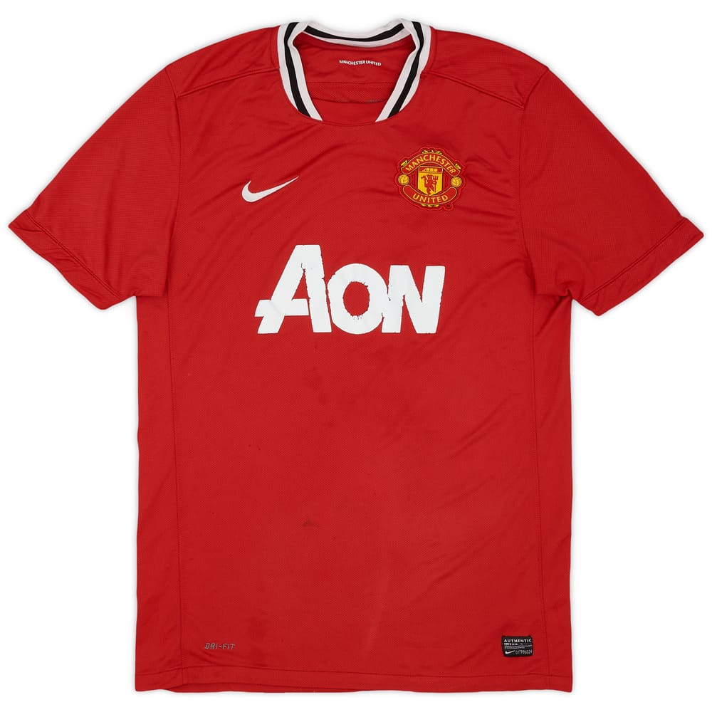 2011-12 Manchester United Home Shirt - 4/10 - (L)