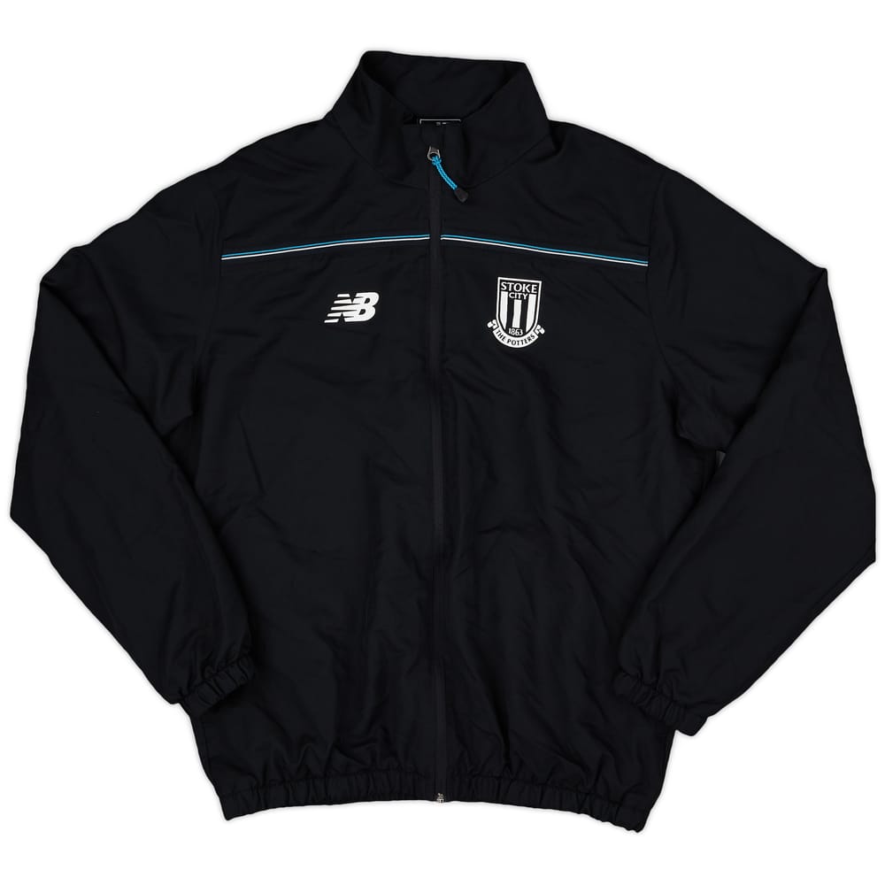 2015-16 Stoke City New Balance Track Jacket - 9/10 - (L)