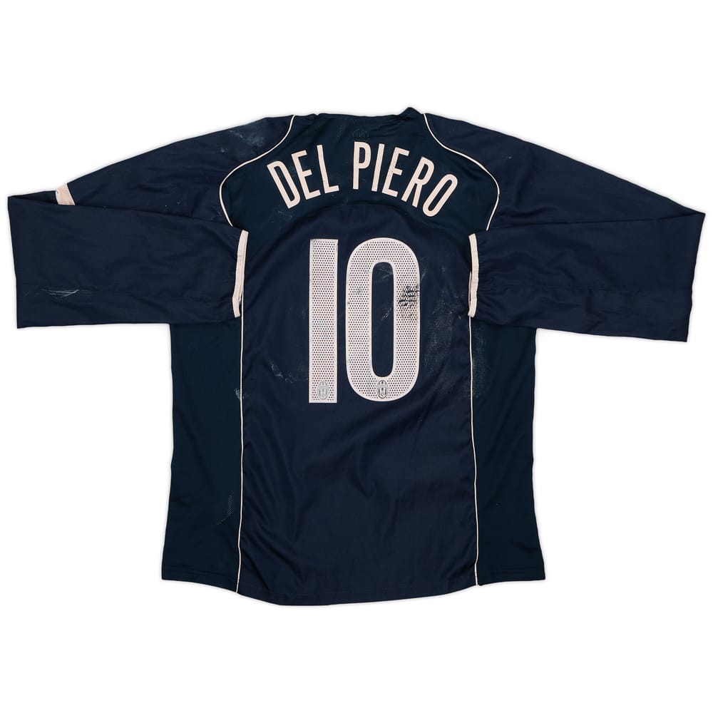 2004-05 Juventus Away L/S Shirt Del Piero #10 - 4/10 - (XL)