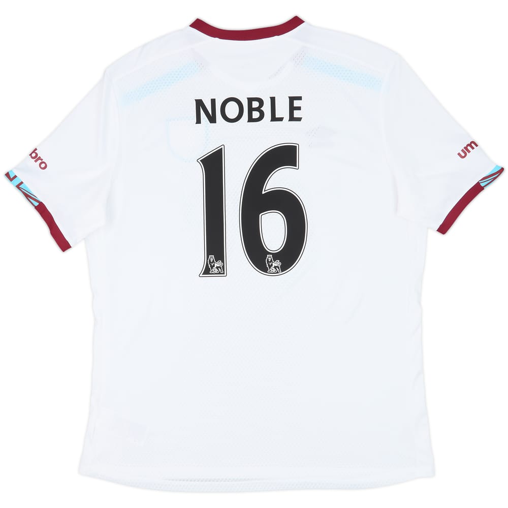 2016-17 West Ham Away Shirt Noble #16 - 8/10 - (XXL)