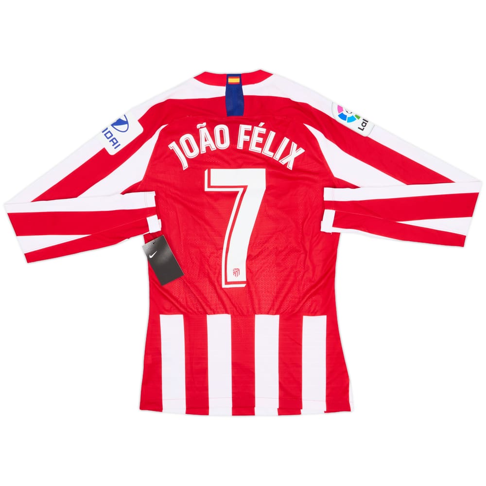 2019-20 Atletico Madrid Player Issue Domestic Home L/S Shirt Joao Felix #7 (S)