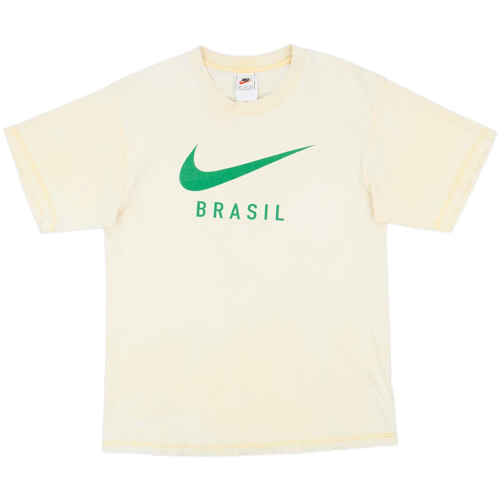 1997-98 Brazil Nike Cotton Tee - 6/10 - (M)