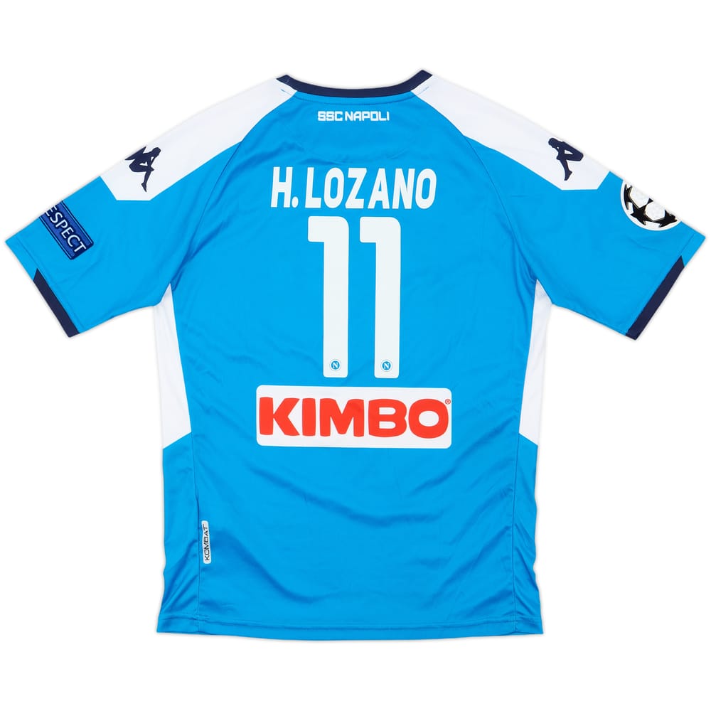 2019-20 Napoli Home Shirt H.Lozano #11 - 10/10 - (M.Boys)
