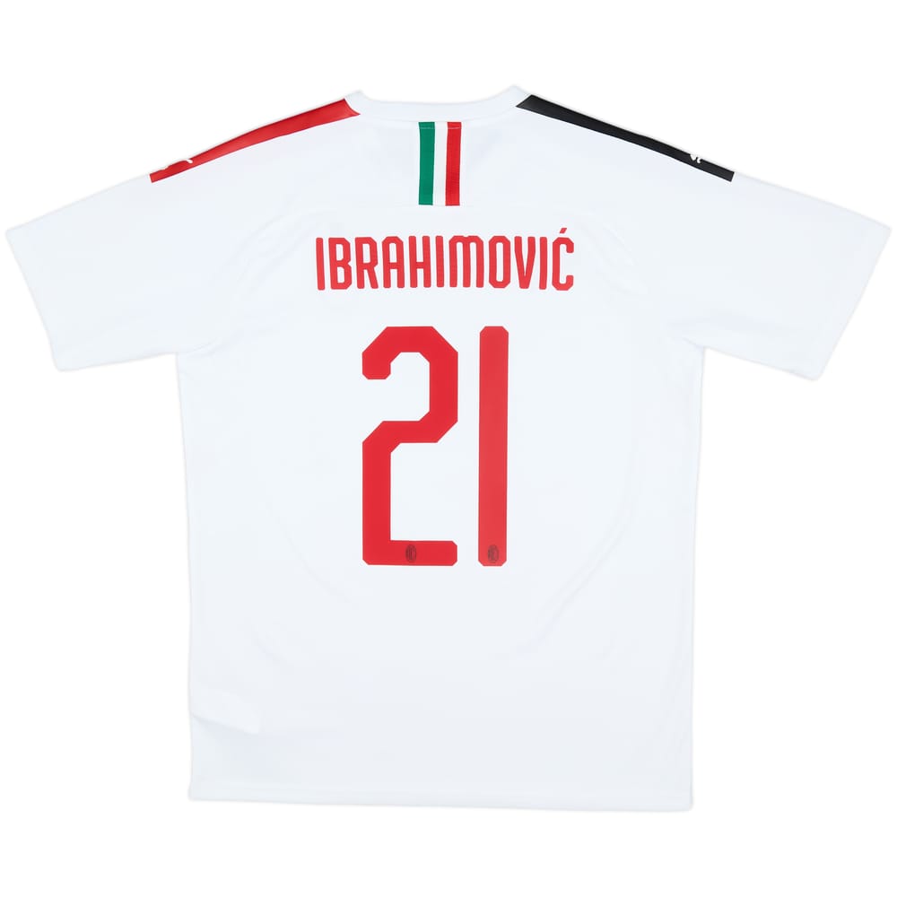 2019-20 AC Milan Away Shirt Ibrahimovic #21 (L)