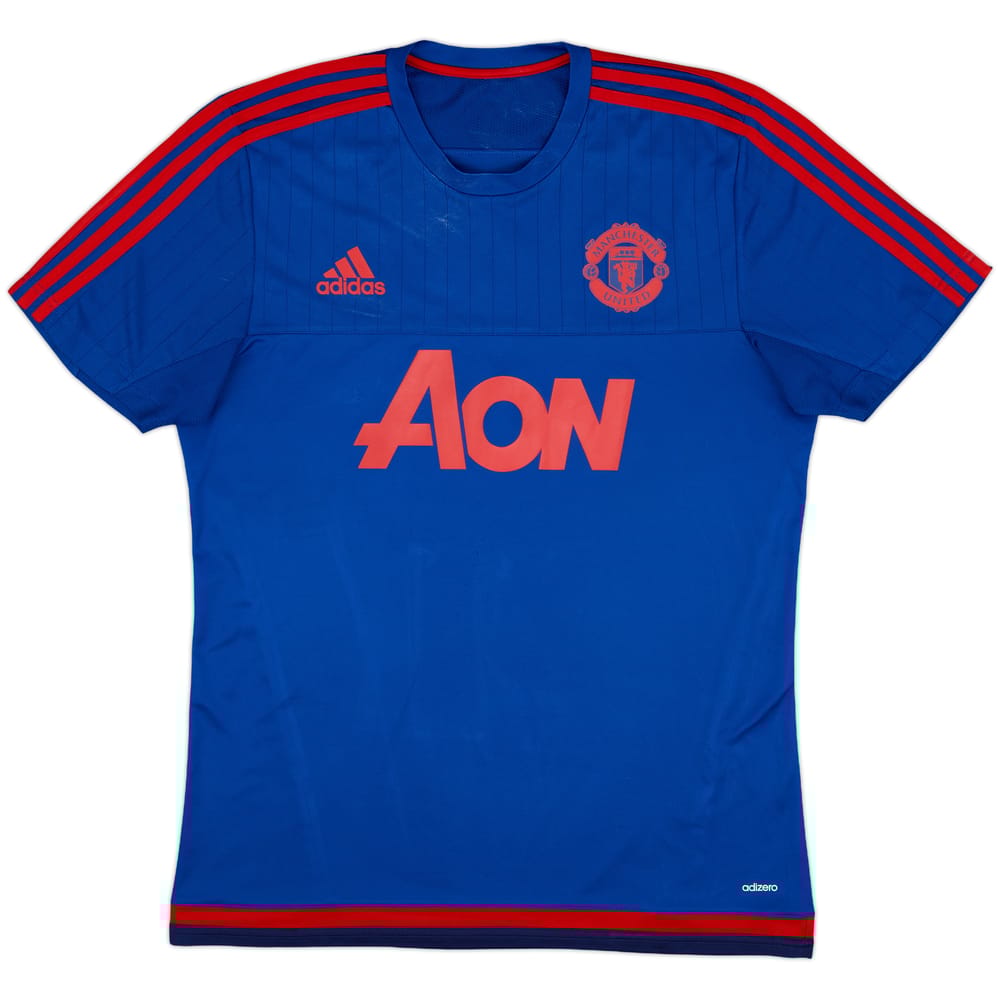 2015-16 Manchester United adidas Training Shirt - 5/10 - (L)