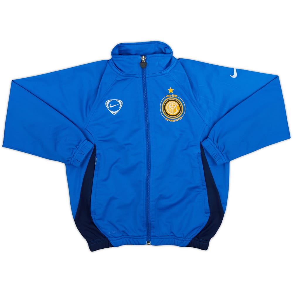 2007-08 Inter Milan Nike Track Jacket - 8/10 - (S.Boys)