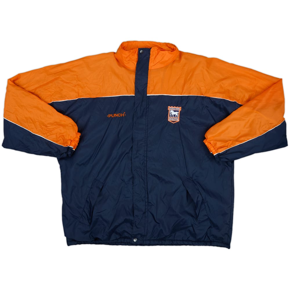1998-00 Ipswich Punch Hooded Rain Jacket - 7/10 - (XXL)