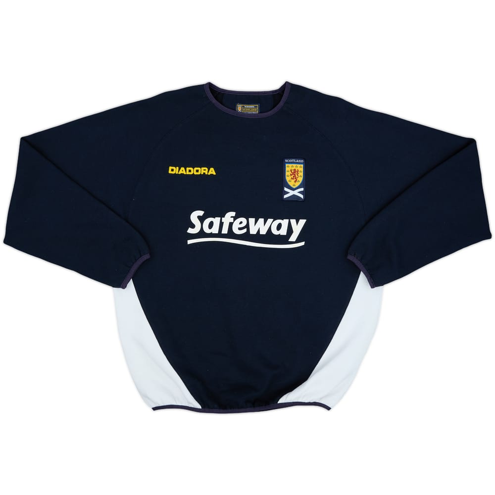 2003-04 Scotland Diadora Sweat Top - 8/10 - (S)
