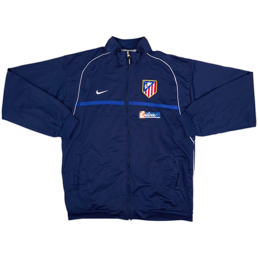 2002-03 Atletico Madrid Nike Track Jacket - 8/10 - (XL)