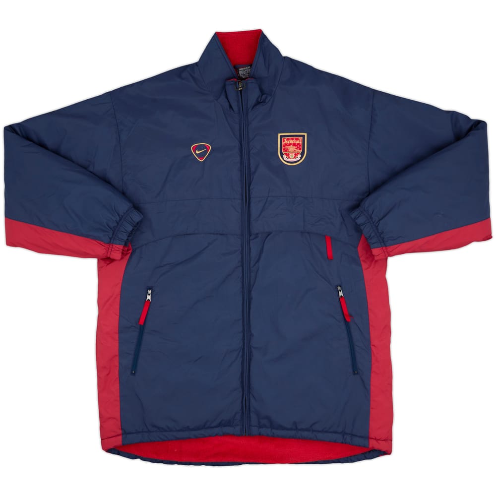 2000-01 Arsenal Nike Padded Bench Coat - 10/10 - (L)