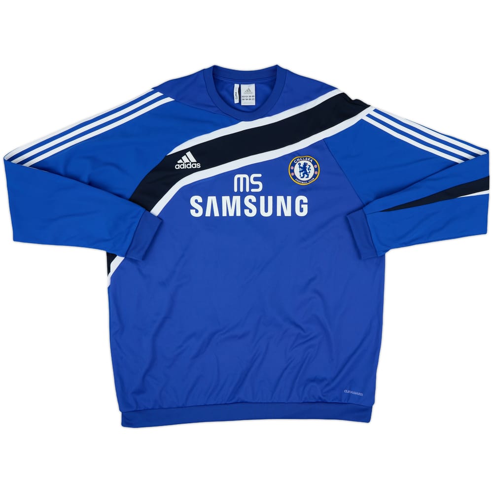 2009-10 Chelsea adidas Staff Issue Sweat Top MS - 8/10 - (XXL)