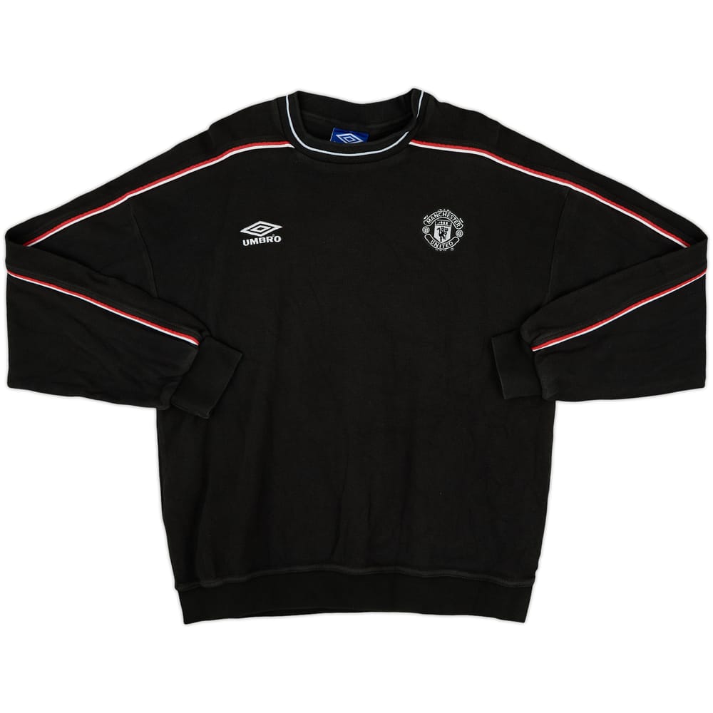 1999-00 Manchester United Umbro Sweat Top - 7/10 - (L)