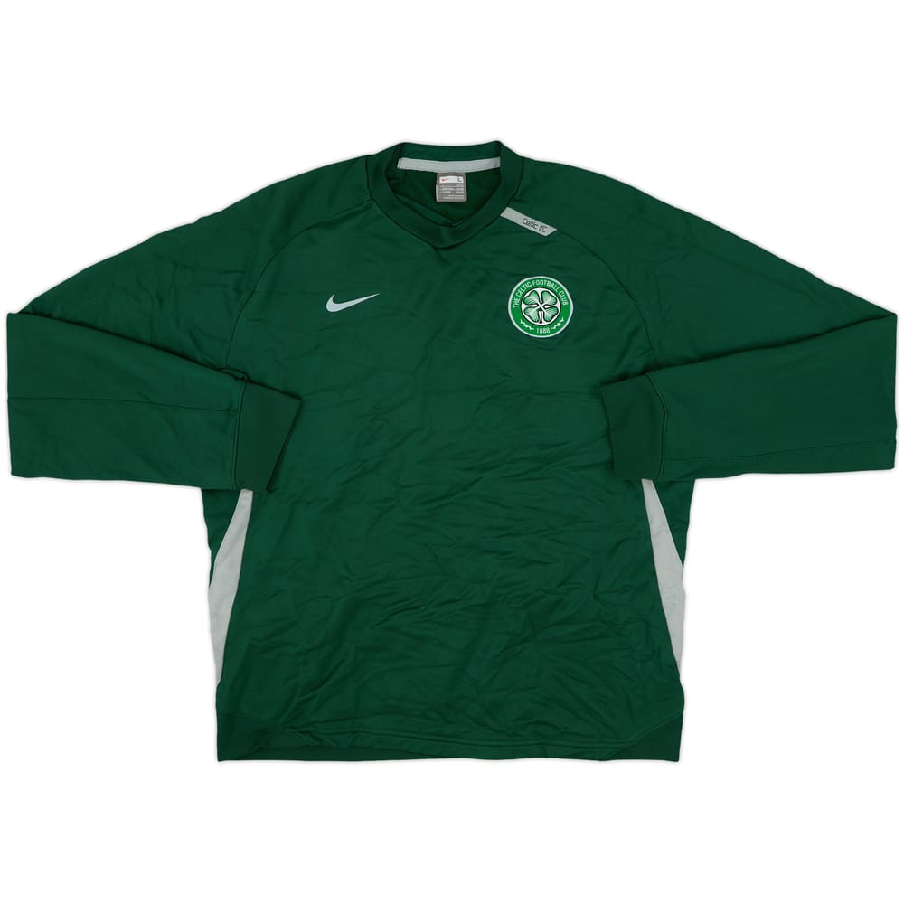 2007-08 Celtic Nike Sweat Top - 8/10 - (L)